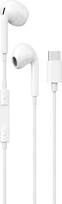 "Maplin" laidinės USB C ausinės, įmontuotas mikrofonas ir valdikliai, 1,2 m ilgio TPE kabelis, suderinamos su "iPhone", "iPad", planšetiniais kompiuteriais, išmaniaisiais telefonais ir nešiojamaisiais kompiuteriais