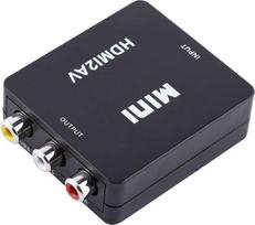 "Mavis Laven" mini sudėtinis mini HDMI2AV skaitmeninis HDMI RCA į AV vaizdo keitiklį adapteris 720p / 1080p (juodas)