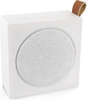 "Metronic Xtra Color" 477098 Nešiojamasis "Bluetooth" 3 W garsiakalbis su galingais bosais, "MicroSD MP3" jungtimi ir 15 valandų veikiančia baterija, baltos spalvos
