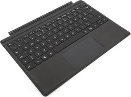 "Microsoft" "Surface Pro" tipo dangtelis, skirtas "Surface Pro 4-7" (QWERTY anglų kalba), juodas (restauruotas)
