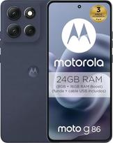 "Moto g86 5G" 24GB (8GB + 16GB RAM Boost)/256GB Spellbound, itin ryškus "Super HD" (1220p) 6,67" ekranas + "Dolby Atmos", "Sony LYTIA 600" kamera su 50 MP, 5100 mAh ir "TurboPower 30W