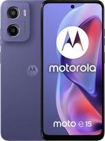 "Motorola Moto E15" (2/64GB, 32 MP kamera + apsaugos nuo mirgėjimo jutiklis, 6,67 colių HD+ 90 Hz "Corning® Gorilla® Glass 3" ekranas, 5200 mAh, "MediaTek Helio G81 Extreme", "Android 14 Go Edition"), šviežias