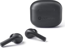"Motorola Sound Moto Buds 065" tikros belaidės ausinės, greitas suporavimas, atsparios vandeniui, 17 val. trukmės, laisvų rankų įranga, patogiai priglunda, juodos spalvos