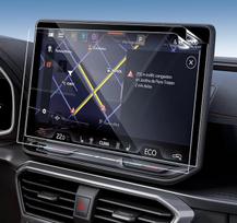 "Nano Series" ekrano apsauga 2 vnt. 12,9 colių "Cupra Formentor 2025" ir "Cupra Leon MK4 2024-2025 Facelift" ekrano apsauga 6H apsauganti nuo įbrėžimų PET ekrano apsauga