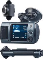 "NavGear Full HD" dvigubo objektyvo "Dash Cam" 150° itin plataus kampo "Sony" jutiklis