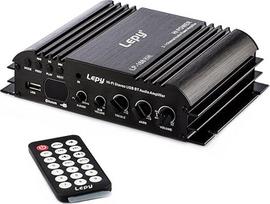 "Nobsound Lepy 168Plus Mini 2.1 kanalo 80W + 68W Hi-Fi Stereo USB, SD, AUX, RCA garso skaitmeninis galios stiprintuvas Žemų dažnių garsiakalbis Amp Bass Automobilis Automobilis Namų stiprintuvas Nuotolinis valdymas ir LED ekranas
