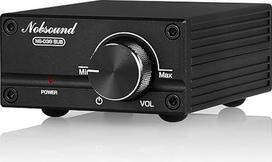 "Nobsound" 100 W žemųjų dažnių garsiakalbio skaitmeninis galios stiprintuvas su maitinimo šaltiniu - juodas