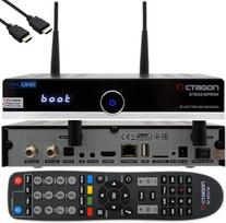 "Octagon SF8008 4K-UHD HDR-TV" imtuvas - DVB-S2X palydovinė dvivietė, "E2 Linux Smart TV Box", "EasyMouse HDMI", 2,4/5G dviejų dažnių "WiFi", įrašymo funkcija, M.2 SSD