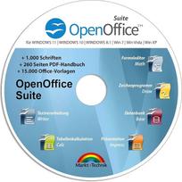 "Open Office Suite 2024 Home Student Professional" - 100 % suderinamas su "Microsoft® Office® Word®" ir "Excel®", skirtas "Windows 11-10-8-7-Vista-XP