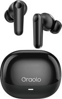 "oraolo" belaidės "Bluetooth" ausinės, ausinės su 4 ENC mikrofonu, ausinės su 13 mm garso pavaromis, 32 valandų baterija, su C tipo įkrovikliu