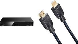 "Panasonic Blu-ray" grotuvas (3D, "Full HD" didinimas, interneto programos, LAN prievadas, USB, MKV atkūrimas), DMP-BDT167EG