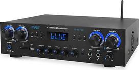 "Pyle" "Bluetooth" namų garso stiprintuvas Stereo imtuvas 4 kanalų 800 W garso sistema su MP3, USB, SD, AUX, RCA, FM, MIC, ausinėmis, reverberacijos uždelsimu, LED Vol, skirtas namų/studijos/teatro garsiakalbiams