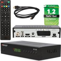 "RED Opticum AX-150" palydovinis imtuvas su įrašymo funkcija PVR Ready, skaitmeninis palydovinis imtuvas HD, skirtas palydovinei, palydovinei antenai su HDMI - SCART - USB, TV HD imtuvas Palydovinė televizija (testas)