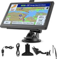 "Riloer" universalus GPS navigacijos rinkinys automobiliui, sunkvežimiui, karavanui, sunkvežimiui, priekabai, sunkvežimiui, kemperiui, 7 colių ekranas su laikikliu ir FM siųstuvu, galima keisti kalbą, vokiečių kalba