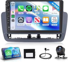 "Rimoody" 4G + 64G "Android" automobilinis radijas "Seat Ibiza" 2012-2015 m. 9 colių vidinis radijas su belaidžiu "Carplay" "Android" automobiline navigacija "GPS Mirror Link" "Bluetooth" FM/RDS/EQ "WiFi" vairo valdymas atbuline eiga