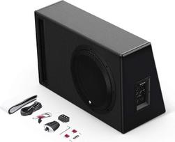 "Rockford Fosgate P500-12P" - 30 cm aktyvaus žemų dažnių garsiakalbio "Bass Reflex" korpusas