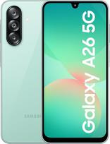 "Samsung Galaxy A26 5G" ("Awesome Mint", 8GB, 256GB) | "Awesome Intelligence" (AI) | "Circle to Search" | "Gemini Live" | FHD+ sAMOLED ekranas | 50MP OIS kamera | IP67 reitingas