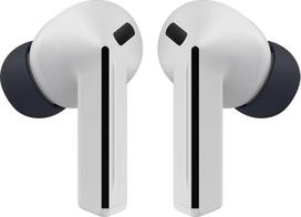 "Samsung Galaxy Buds3 FE" (2025 m., CAD versija ir garantija) - pilkos spalvos, "Bluetooth" ausinės su dirbtinio intelekto vertimu realiuoju laiku, automatiniu suporavimu ir perjungimu, atsparumu prakaitui ir vandeniui, funkcija "Find My