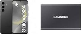 "Samsung Galaxy S24 AI" išmanusis telefonas 8GB RAM 256GB atminties Nešiojamasis SSD T7 1TB
