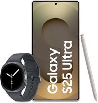 "Samsung Galaxy S25 Ultra AI" išmanusis telefonas su "Galaxy AI", 12GB RAM, 1 TB atminties, titano pilkos spalvos, 3 metų gamintojo garantija + "Galaxy Watch8" išmanusis laikrodis