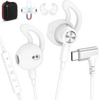 "Samsung Galaxy S26 S25 S24 Ultra A17 A56 A36 A26", ausinės su mikrofonu, stereofoninės ausinės su USB-C jungtimi, skirtos "iPhone 17 16 15 Pixel 10 9 Pro