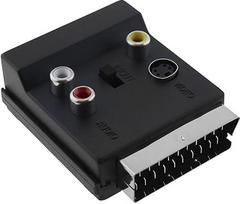 "Scart" į 3 RCA S-Video įvesties ir išvesties "Scart" vyriškos lyties į "Scart" moteriškos lyties adapteris Garso S-Video 3 RCA keitiklis, skirtas CD grotuvams, palydoviniams imtuvams, belaidžiams telefonams