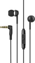 "Sennheiser CX 80S" ausinės su įmontuotu nuotolinio valdymo pulteliu, juodos spalvos, mažos