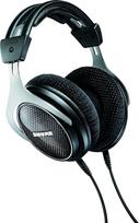 "Shure SRH1540" uždaros ausinės / ausinės per ausis Aukštos klasės triukšmą slopinantis kabelis Keičiamas aliuminio anglies konstrukcija Alkantara ausų pagalvėlės Aiškūs aukšti dažniai Šilti bosai Juoda/sidabrinė