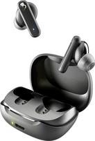 "Skullcandy Smokin' Buds In-Ear" belaidės ausinės, 20 valandų veikianti baterija, 50 % tvaraus plastiko, mikro, suderinamos su "iPhone", "Android" ir "Bluetooth" įrenginiais - juodos spalvos