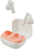 "Skullcandy Smokin' Buds In-Ear" belaidės ausinės, 20 valandų veikianti baterija, 50 % tvaraus plastiko, mikro, suderinamos su "iPhone", "Android" ir "Bluetooth" įrenginiais - kaulo/apelsinų švytėjimo