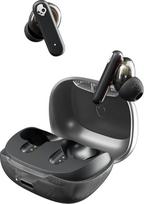 "Skullcandy Smokin' Buds" belaidės "Bluetooth" ausinės, garso nepraleidžiančios ausinės, iki 20 valandų veikianti baterija, atsparios vandeniui ir prakaitui (IPX4) - skaidriai juodos spalvos