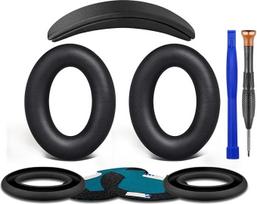 "SOULWIT" pakaitinis rinkinys "Bose QuietComfort 25" (QC25), ausų pagalvėlės + galvos juosta Galvos juosta + pagalvėlės užvalkalas