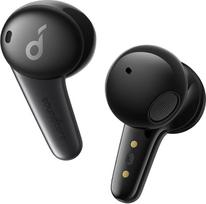 "Soundcore by Anker Life Note 3S" tikros belaidės ausinės, stiprus garso profilis, 4 mikrofonai, užtikrinantys krištolinę skambučių kokybę, patogus laikiklis, belaidis įkrovimas, 35 valandų baterija (juoda)