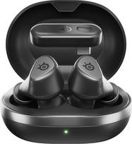 "SteelSeries Arctis GameBuds" PS5 - belaidės 2,4 GHz + BT5.3 ausinės žaidimams - ANC / skaidrumo režimas - atsparios vandeniui IP55 - 40 valandų veikianti baterija - belaidis įkrovimas - skirtos PS5, kompiuteriui, "Switch 2", mobiliesiems įrenginiams