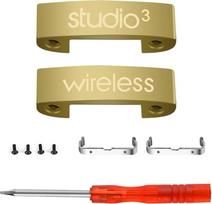 "Studio 3 Hinges" belaidžio ausinių lankelio jungties remonto rinkinys - suderinamas su 3.0 belaidėmis "Bluetooth" ausinėmis per ausis (aukso spalvos)
