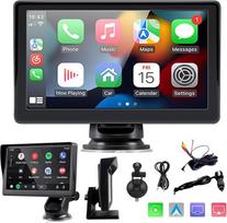 "Sunweyer" belaidis "Carplay" ir "Android" automobilio ekranas, nešiojamasis automobilinis radijas, 7 colių IPS jutiklinis ekranas, 1080p atsarginės kameros ir "Bluetooth" / AUX / FM siųstuvo palaikymas