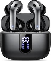 "taopod" "Bluetooth" ausinės, belaidės "Bluetooth" 5.3 CVC triukšmo slopinimo ausinės, 40 valandų trukmės IPX7 vandeniui atsparios ausinės į ausis, USB C belaidės ausinės, sporto su mikrofonu "Enc