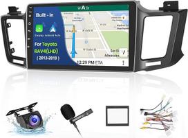 "Toyota RAV4" 2012-2018 m., 2 DIN "Android 15" radijo imtuvas, 2G+64G, belaidis "Carplay" ir "Android Car", radijo imtuvas su GPS/WiFi/USB/RDS/FM mikrofonu, atbulinės eigos kamera