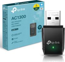 "TP-Link Archer T3U AC1300 Mini belaidis MU-MIMO USB adapteris, "WiFi" raktas kompiuteriui, staliniam ir nešiojamajam kompiuteriui, palaiko "Windows 10/8.1/8/7/XP", "Mac OS 10.9-10.13