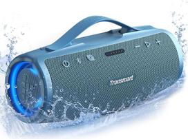 "Tronsmart Mirtune S100" "Bluetooth" garsiakalbis, atsparus vandeniui IPX7, 5.3 "Bluetooth", 20 valandų veikianti baterija, lauko vakarėlių garsiakalbis, tinka paplūdimiui, lauke ir kitose vietose (mėlynas)