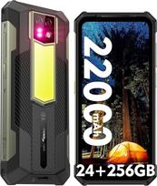 "Ulefone Armor 24" lauko išmanusis telefonas "Android" 14 OS 24+256GB/SD-2TB, 22000mAh baterija 1000LM stovyklavietės šviesos mobilusis telefonas su aštuonių branduolių, 6,78 FHD+ 120Hz ekranas, 64MP + 64MP kamera IP68 NFC/OTG/GPS 4G Dual SIM