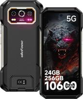 "Ulefone Armor 27 Pro 5G Outdoor" mobilusis telefonas, 24GB+256GB/2TB "Android 14" išmanusis telefonas, 10600mAh/33W belaidis įkrovimas, 50MP+64MP naktinis matymas, 120Hz 6,78 colių FHD+ ekranas, pirštų atspaudai/nuodėmės