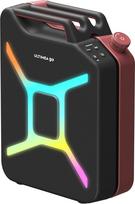 "ULTIMEA Go Partybox", 300 W nešiojamasis "Bluetooth" garsiakalbis su "BassMX", RGB šviesos šou, TWS stereo, "Auracast" režimu, programėle, mikrofono/gitaros įvestimi, 16 valandų veikiantis vakarėlių garsiakalbis (juodas/raudonas)