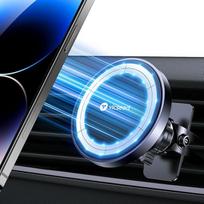 "VICSEED" mobiliojo telefono laikiklis automobilyje su magnetine ventiliacija "Magsafe" automobilio laikikliui [stiprus magnetas su 20 xN55] Magnetinis automobilinis mobiliojo telefono laikiklis, suderinamas su "iPhone 16 15 14 13 12 Pro Max" "Samsung S24