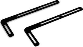 "Vogel's Sound 1250" universalus "Soundbar" laikiklis, skirtas montuoti po televizoriumi, tinka iki 20 kg sveriantiems garso kolonėlėms, juodas