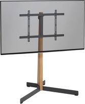 "Vogel's TVS 3695" pasukamas 40-77 colių televizoriaus stovas | 50 kg | Max VESA 600 x 400 | Televizoriaus stovas pagamintas iš PEFC sertifikuoto ąžuolo medienos ir plieno | Juodas | Pasukamas iki 90° kampu