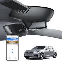 "Volvo S90" ir "V90 Cross Country 2022 2023 2024" (B modelis) pritaikyta 4K prietaisų skydelio vaizdo kamera, integruota OEM išvaizda, UHD 2160P vaizdo įrašas, "WiFi" ir programėlė, įrašymas kilpa, lengva įdiegti, 64GB kortelė
