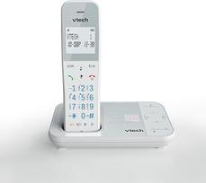 "VTech XS1050" belaidis telefonas su atsakikliu, belaidis DECT telefonas, skambinančiojo ID / skambinimo funkcija, garsumo valdymas, laisvų rankų įranga, skambučių apsauga