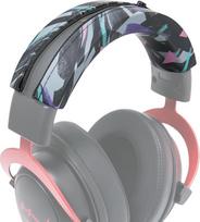 "WC BandZ Cloud" - "Wicked Cushions" silikoninis galvos apdangalas "HyperX Cloud" serijos ausinėms | Padidintas komfortas, stilius ir apsauga nuo prakaito | Išskirtinai "HyperX Cloud" serijai | 90-ųjų juoda