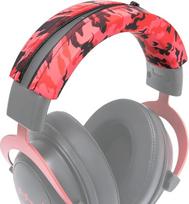 "WC BandZ Cloud" - "Wicked Cushions" silikoninis galvos apdangalas "HyperX Cloud" serijos ausinėms | Padidintas komfortas, stilius ir apsauga nuo prakaito | Išskirtinai "HyperX Cloud" serijai | Raudonas kamufliažas
